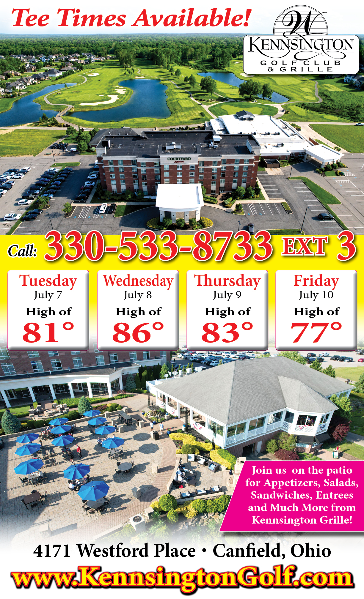 Current Promotions - Kennsington Golf Club